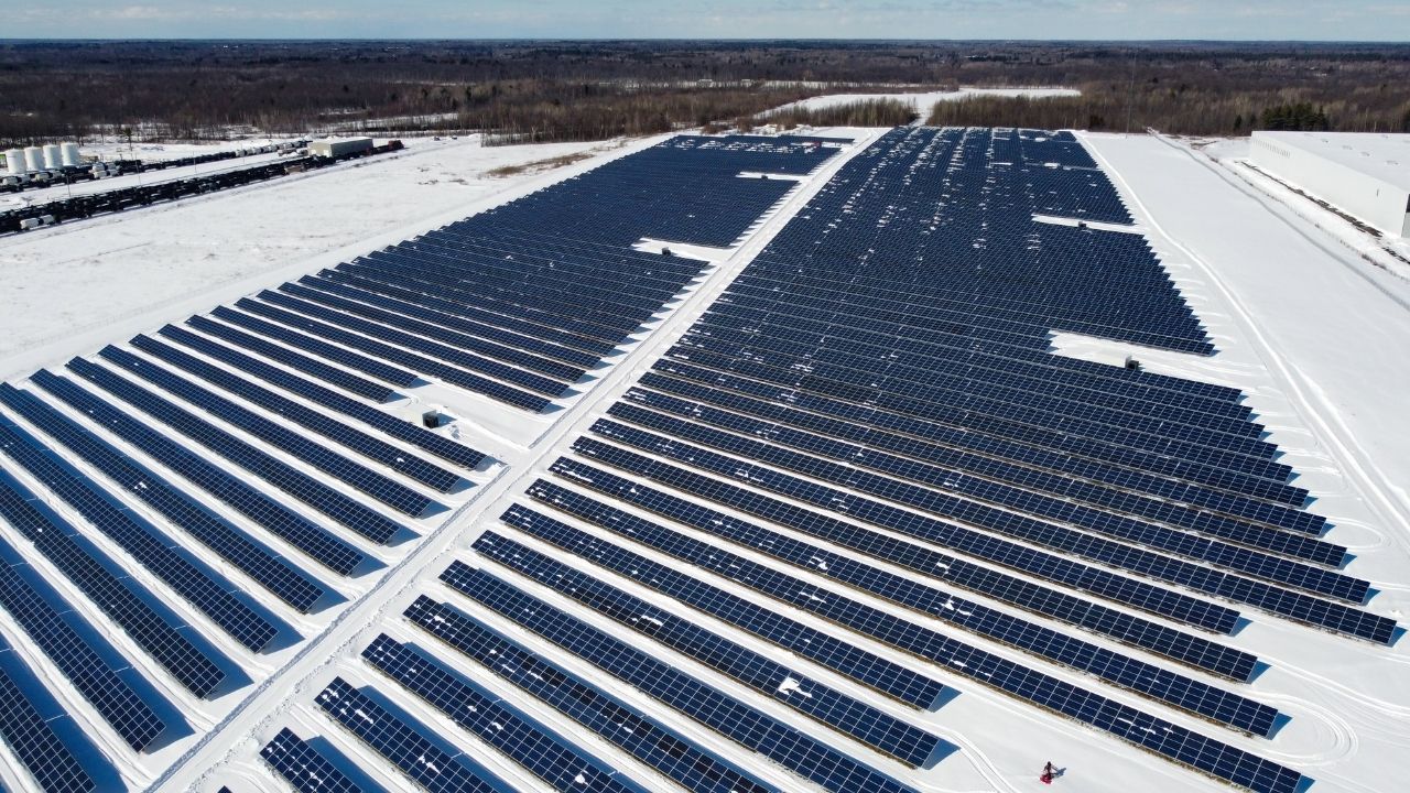 do solar work when covered in ice