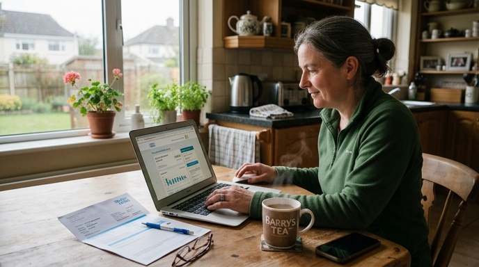 Do I Need to Tell My Electricity Supplier I Have Solar Panels? The Complete Guide 5 Homeowner checking smart electricity meter readings in Irish home