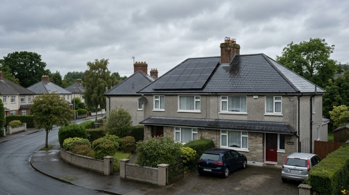 How to Choose the Right Solar Inverter for Your Home 2 Modern solar inverter mounted on a utility room wall in an Irish home