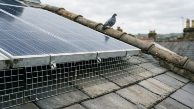 mesh clip solar panel edge